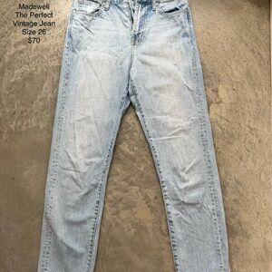 Madewell The Perfect Vintage Jean